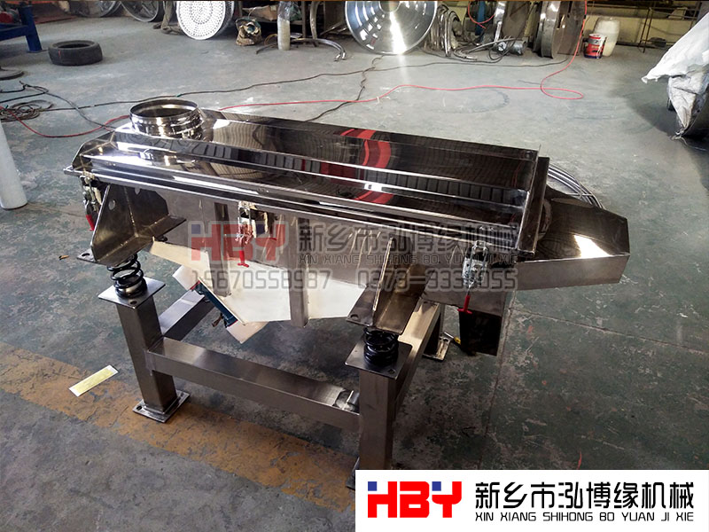 小型不銹鋼直線(xiàn)篩粉機(jī)  準(zhǔn)備發(fā)貨